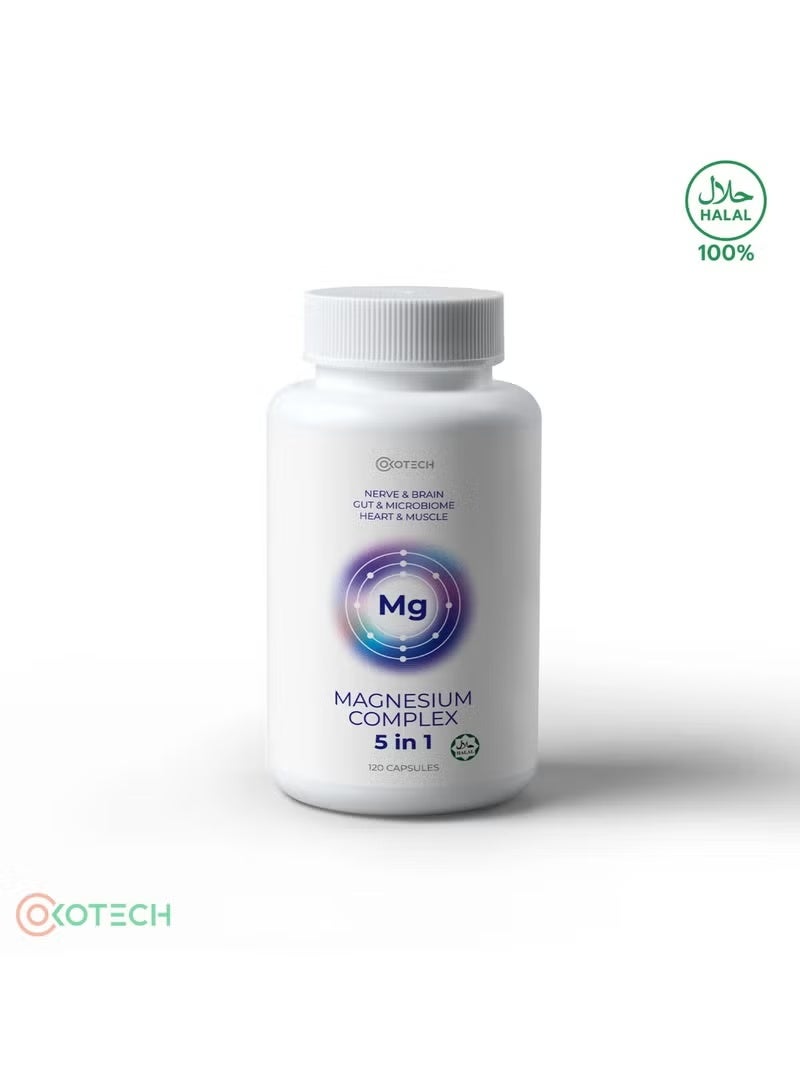 OKOTECH Magnesium Complex 5in1 Capsules 120s - Image 1